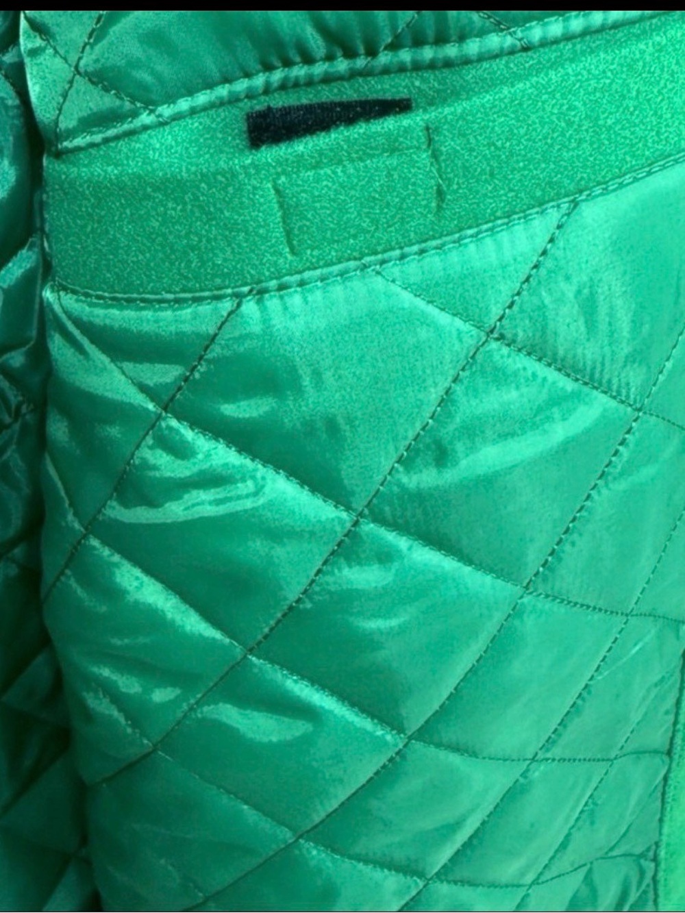 NWT NFL Philadelphia Eagles Kelly Green and Cream Varsity Jacket, Size Large - Picture 8 of 8